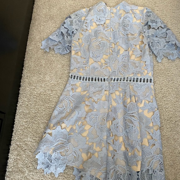 Revolve, Blue Romper, Size 6 - Picture 2 of 4